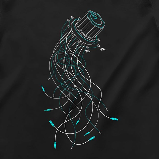 Women's T-shirt "Jellyfish Knob", Black, XS