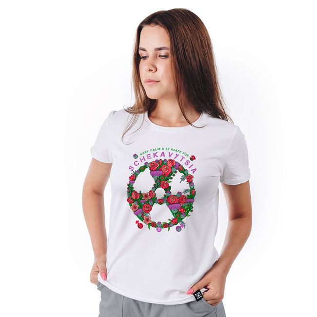 Women's T-shirt “Sсhekavytsia”, White, XS