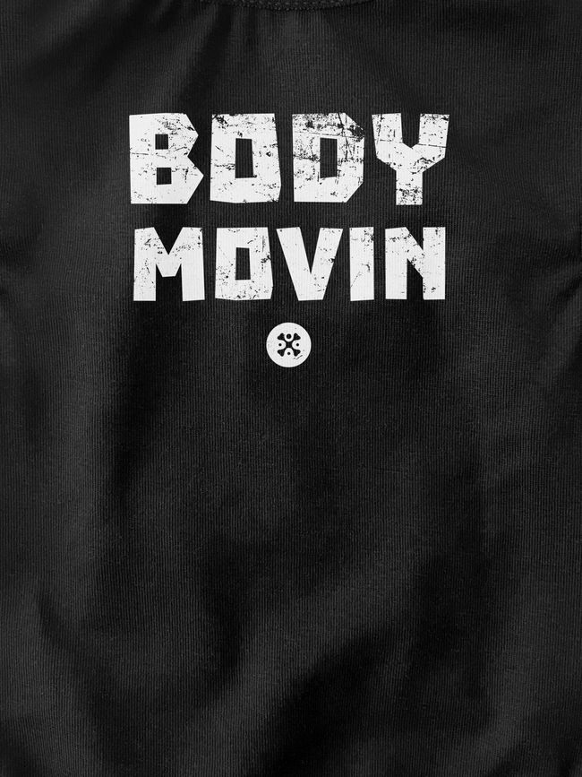 Cat's T-shirt "Body Movin", Black, XS