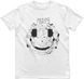 Men's T-shirt "Music Smile", White, XS