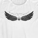 Men's T-shirt Oversize “Wings of Liberty”, White, XS-S