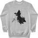 Women's Sweatshirt "Smoke Triangle", Gray, XS