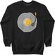 Women's Sweatshirt “Omlet Vinyl”, Black, XS