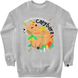 Men's Sweatshirt "Capybara", Gray, XS