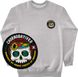Men's Sweatshirt with a Changeable Patch with a Changeable Patch “Chornobayivka”, Gray, XS, Chornobayivka