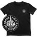 Men's T-shirt with a Changeable Patch “Russian Warship Fuck Yourself”, Black, M
