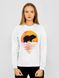 Women's Sweatshirt "Enjoy, be Capy (Capybara)", White, S