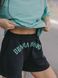 Women&rsquo;s Oversize Suit - Shorts and T-shirt "Drama Mood" Light emerald-Black M