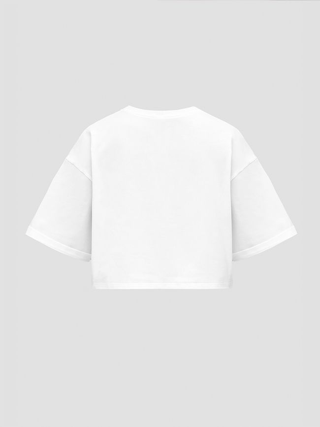 Women's oversized T-shirt Dubhumans Superior, White, XSS