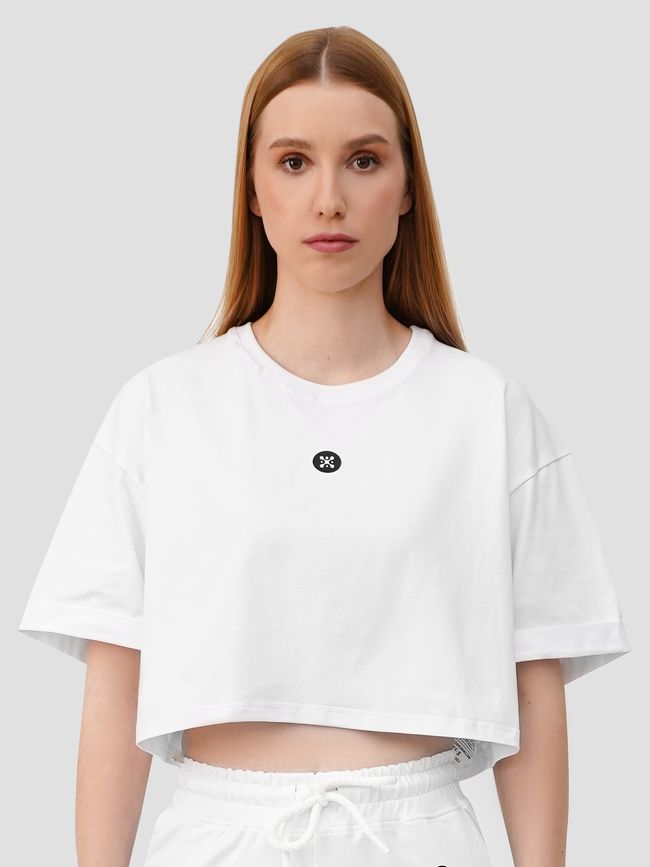 Women's oversized T-shirt Dubhumans Superior, White, XSS