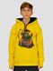 Kid's hoodie "Spacy Capy Mood (Capybara)", Light Yellow, 3XS (86-92 cm)
