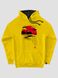 Kid's hoodie "Tractor steals a Tank", Light Yellow, XS (110-116 cm)