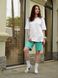 Women's Shorts oversize Mint, Mint, XL-2XL