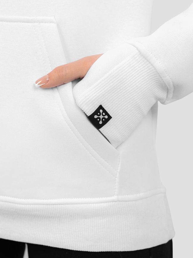 Women's Hoodie "Ukraine In My Heart", White, M-L