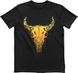 Men's T-shirt "Desert Cow Skull", Black, M