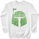 Women's Sweatshirt "Bounty Hunter Crocodile Skin", White, XS