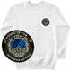 Men's Sweatshirt with a Changeable Patch "The Ghost of Kyiv", White, XS, The Ghost of Kyiv