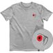 Men's T-shirt “What? Mini”, Gray melange, XS
