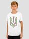 Kid's T-shirt "Mushroom Trident", White, XS (110-116 cm)