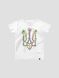 Kid's T-shirt "Mushroom Trident", White, XS (110-116 cm)