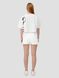 Women’s Oversize Suit - Shorts and Crop T-shirt Dubhumans Japanese, White, S