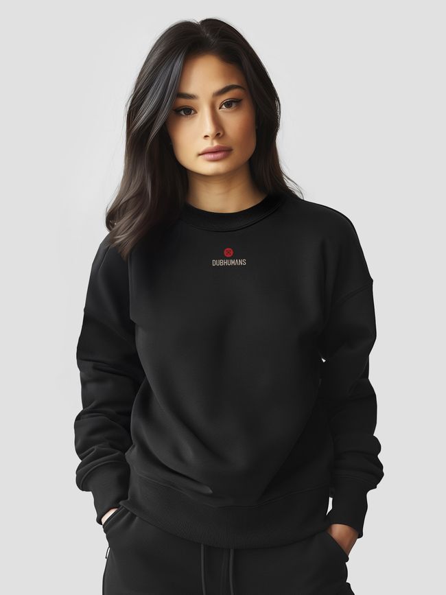 Women's Sweatshirt ””Twosome Nuns”, Black, M