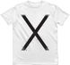 Men's T-shirt "X", White, M