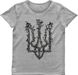 Women's T-shirt "Mushroom Trident", Gray melange, XS