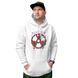 Men's Hoodie “Sсhekavytsia”, White, 2XS