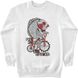 Men's Sweatshirt "The Crucian Fish the Game Has Begun", White, XS