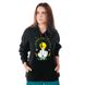 WoMen's Hoodie "Without Light", Black, M-L