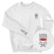 Women's Sweatshirt “Borsch”, White, XS