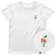 Women's T-shirt “Vyshnya (Cherry)”, White, XS