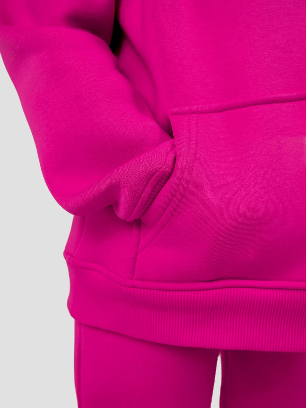 Kid's suit hoodie and pants pink, малиновий, 3XS (86-92 cm), 92
