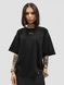 Women's T-shirt Oversize “Twosome Nuns”, Black, XS-S