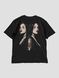 Women's T-shirt Oversize “Twosome Nuns”, Black, XS-S