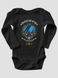 Kid's Bodysuite "The Ghost of Kyiv", Black, 56 (0-1 month)