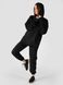 Костюм женский худи черный и брюки, Черный, M-L, L (108 см)