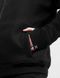 Men's tracksuit set with a Changeable Patch "Bandera Smoothie" Hoodie with a zipper, Black, 2XS, XS (99  cm)