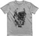 Men's T-shirt "Space Dog Laika", Gray melange, XS
