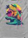 Women's T-shirt "Stay Strong, be Capy (Capybara)", Gray, M