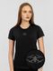 Women's T-shirt "Drone Skull", Black, M