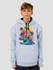 Kid's hoodie "Stay Strong, be Capy (Capybara)", Light Blue, XS (110-116 cm)