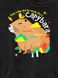 Women's Hoodie "Capybara", Black, M-L