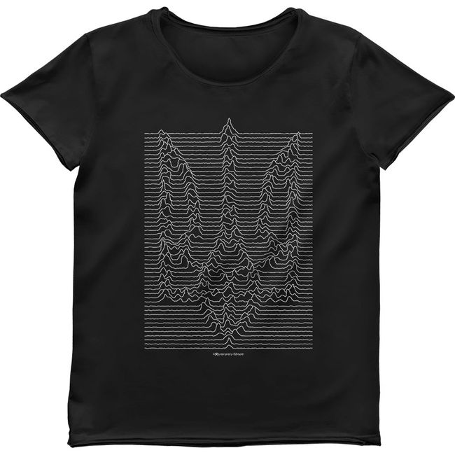 Women's T-shirt "Ukrainian Wave", Black, M
