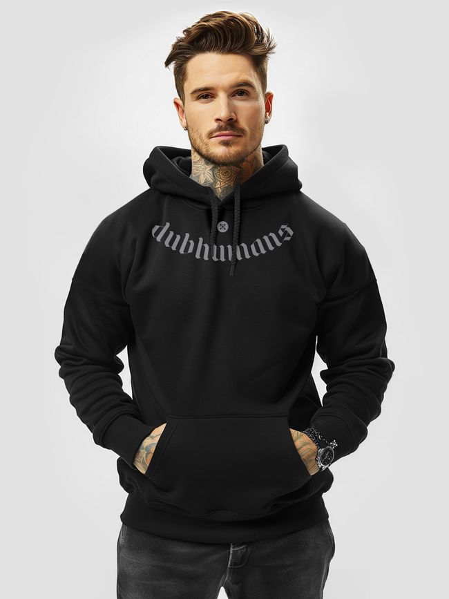 Men's Hoodie "Gothic", Black, M-L