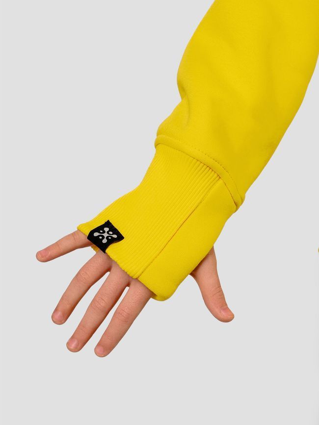 Kid's hoodie "Omlet Vinyl", Light Yellow, XS (110-116 cm)