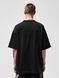 Men's T-shirt Oversize “Dubhumans Japanese”, Black, XS-S