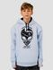 Kid's hoodie "Ukrainian Mars Colony", Light Blue, XS (110-116 cm)