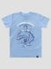 Kid's T-shirt “The Guard of the North, Red Forest Doesn’t Forgive”, Light Blue, 3XS (86-92 cm)